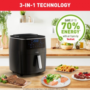 Tefal FW201815 Air Fryer 6.5lt Μαύρο